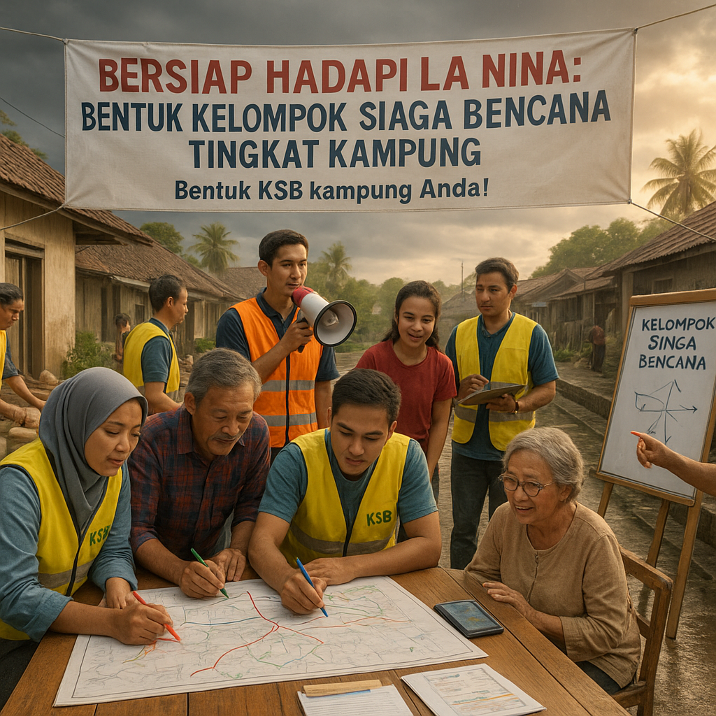 Bersiap Hadapi La Nina: Bentuk Kelompok Siaga Bencana Tingkat Kampung