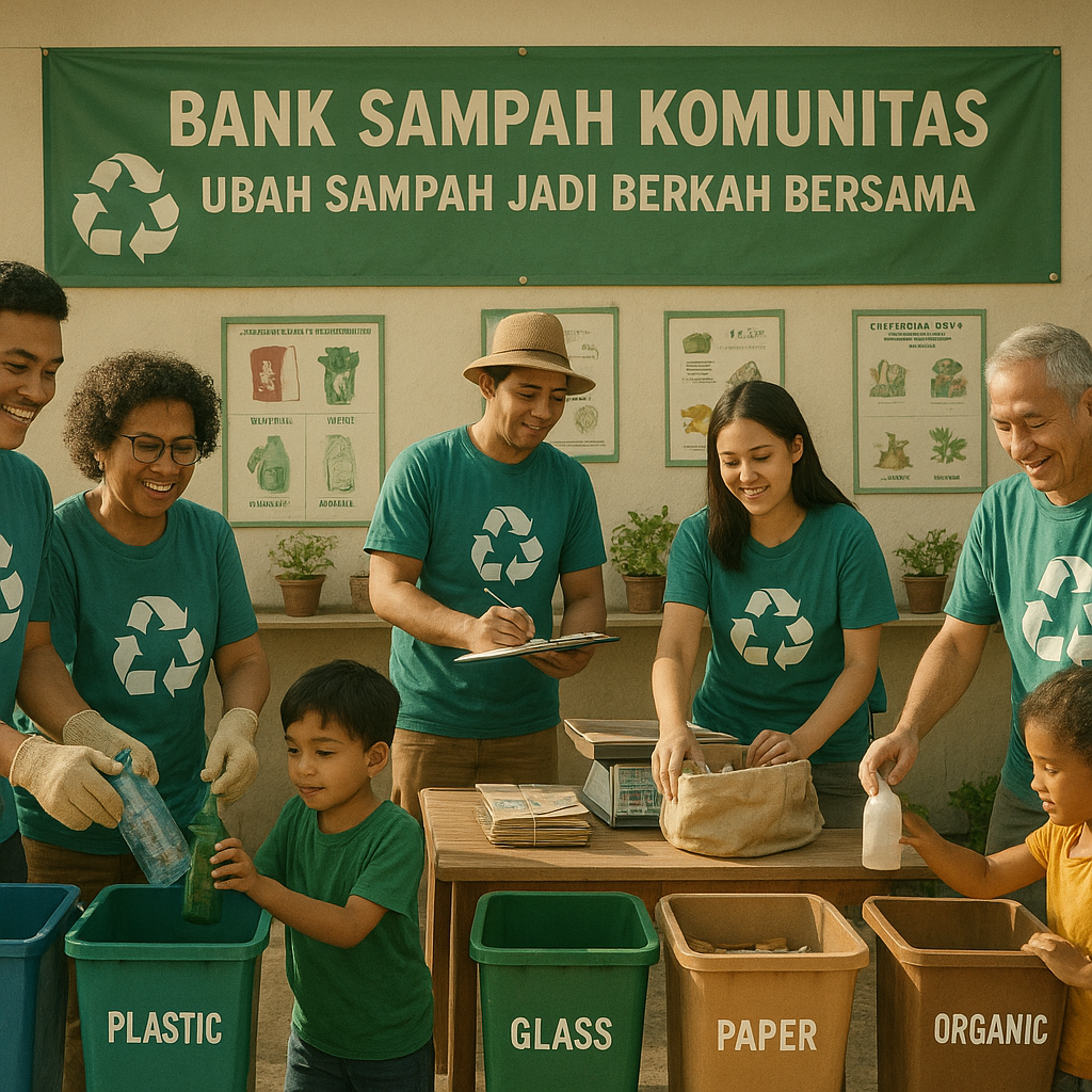 Bank Sampah Komunitas: Ubah Sampah jadi Berkah Bersama
