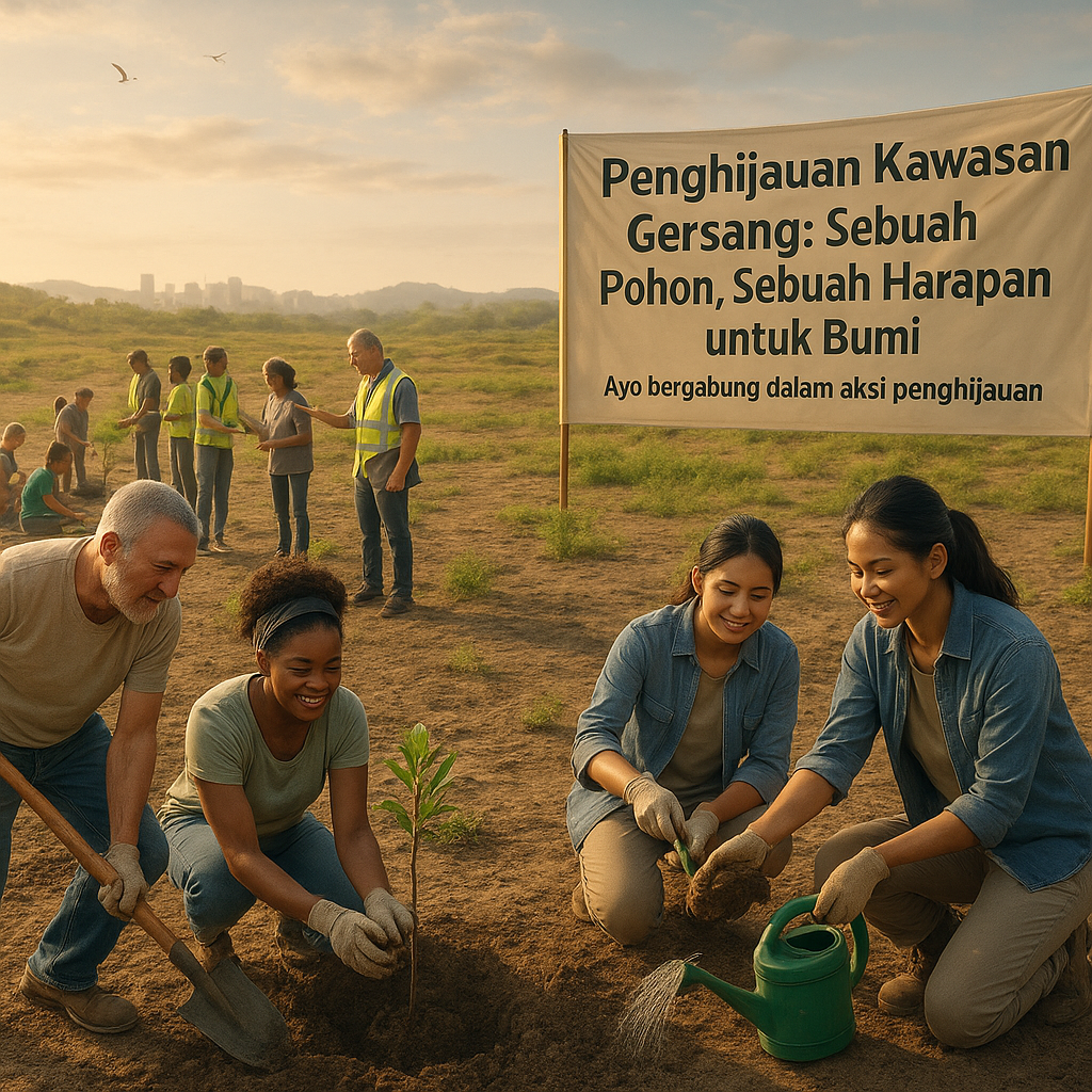 Penghijauan Kawasan Gersang: Sebuah Pohon, Sebuah Harapan untuk Bumi