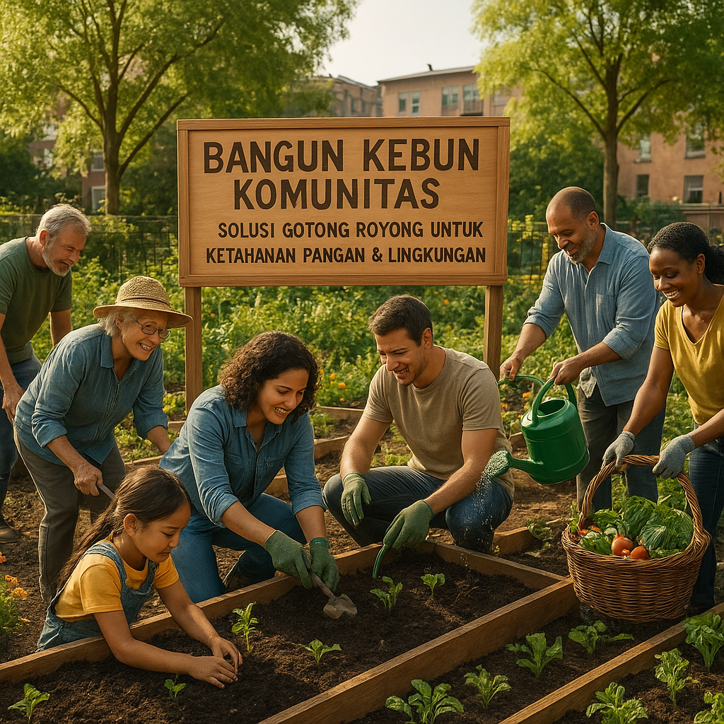 Bangun 'Kebun Komunitas': Solusi Gotong Royong untuk Ketahanan Pangan & Lingkungan