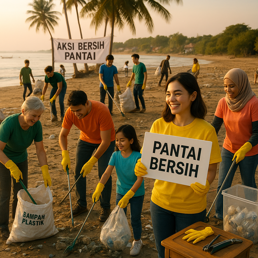 Sampah Plastik di Pesisir Menumpuk, Komunitas Pantai Bersih Ajak Aksi Serentak Akhir Pekan