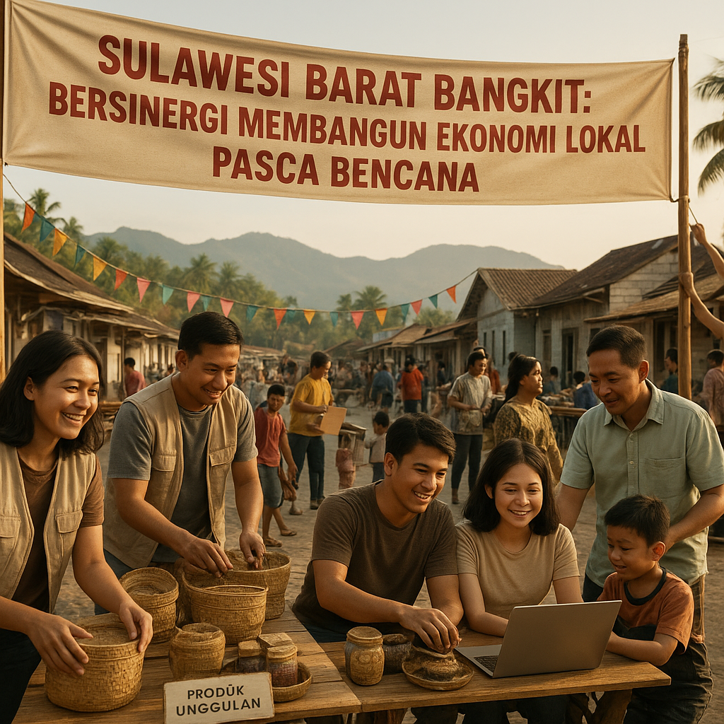 Sulawesi Barat Bangkit: Bersinergi Membangun Ekonomi Lokal Pasca Bencana