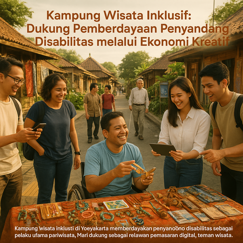 Kampung Wisata Inklusif: Dukung Pemberdayaan Penyandang Disabilitas melalui Ekonomi Kreatif