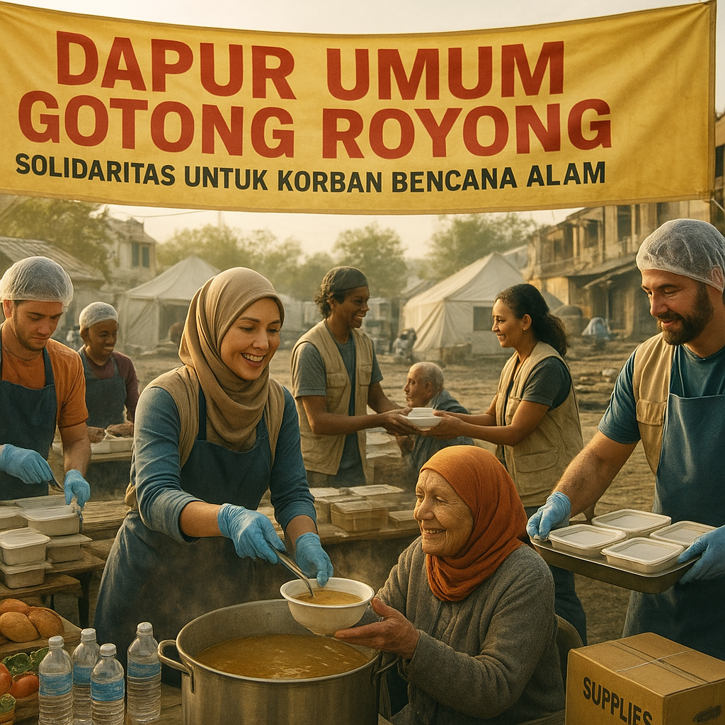 Dapur Umum Gotong Royong: Solidaritas untuk Korban Bencana Alam