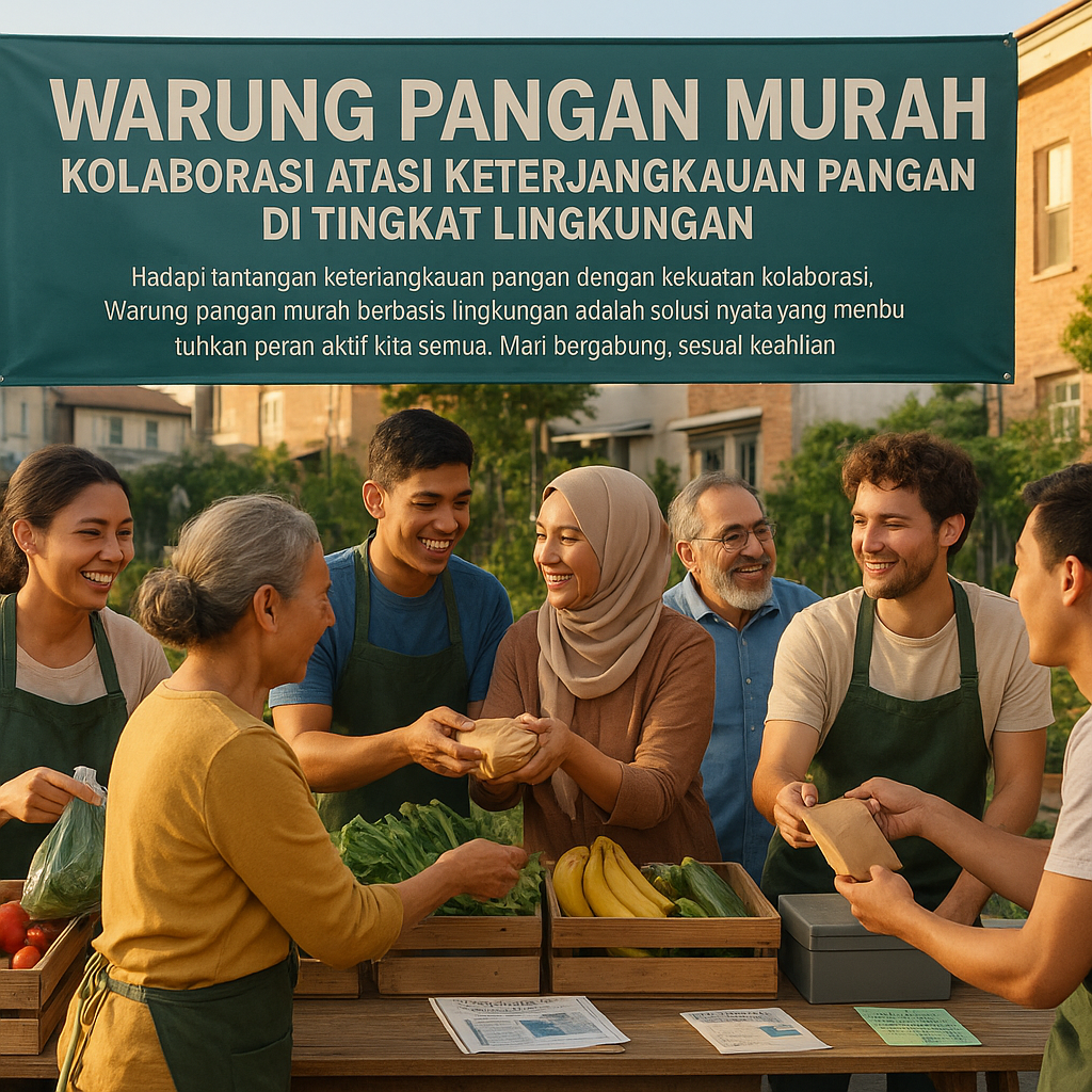 Warung Pangan Murah: Kolaborasi Atasi Keterjangkauan Pangan di Tingkat Lingkungan