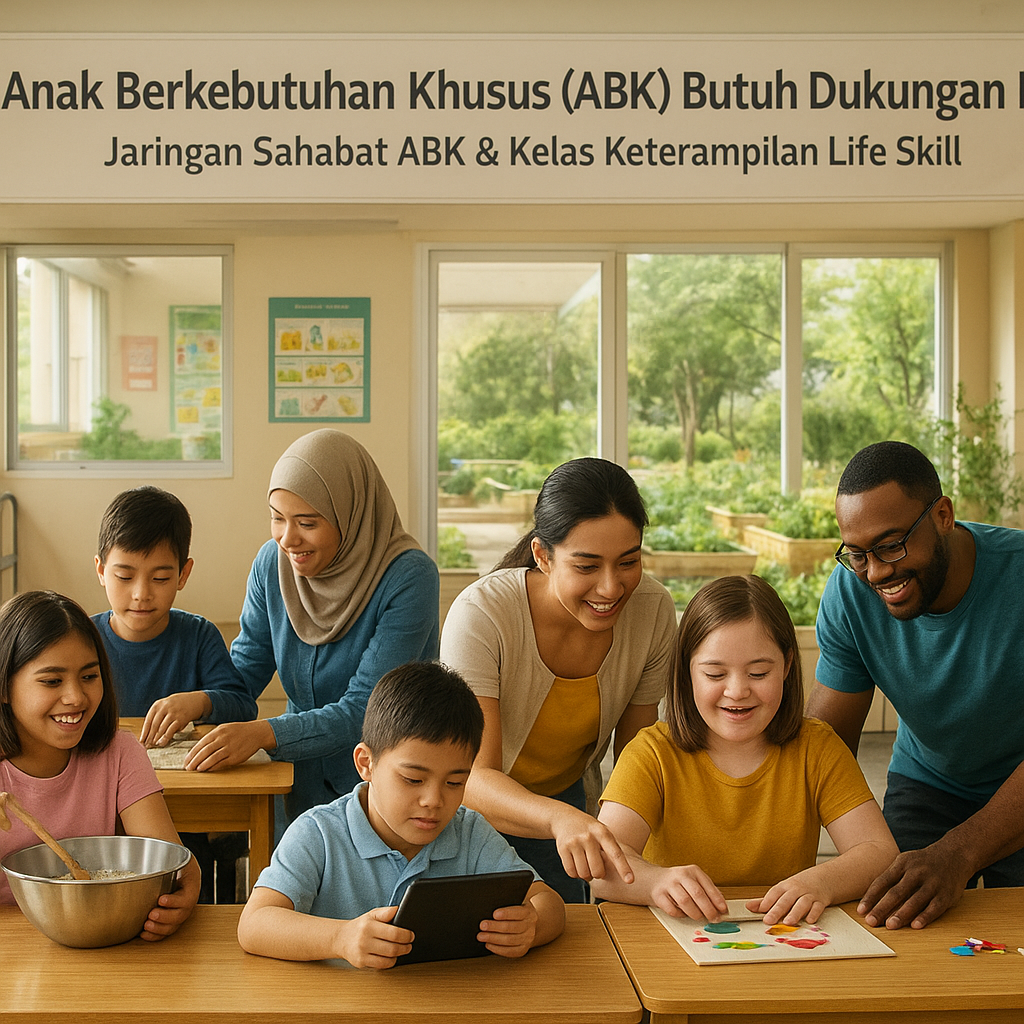 Anak Berkebutuhan Khusus (ABK) Butuh Dukungan Inklusif, Bentuk 'Jaringan Sahabat ABK & Kelas Keterampilan Life Skill'