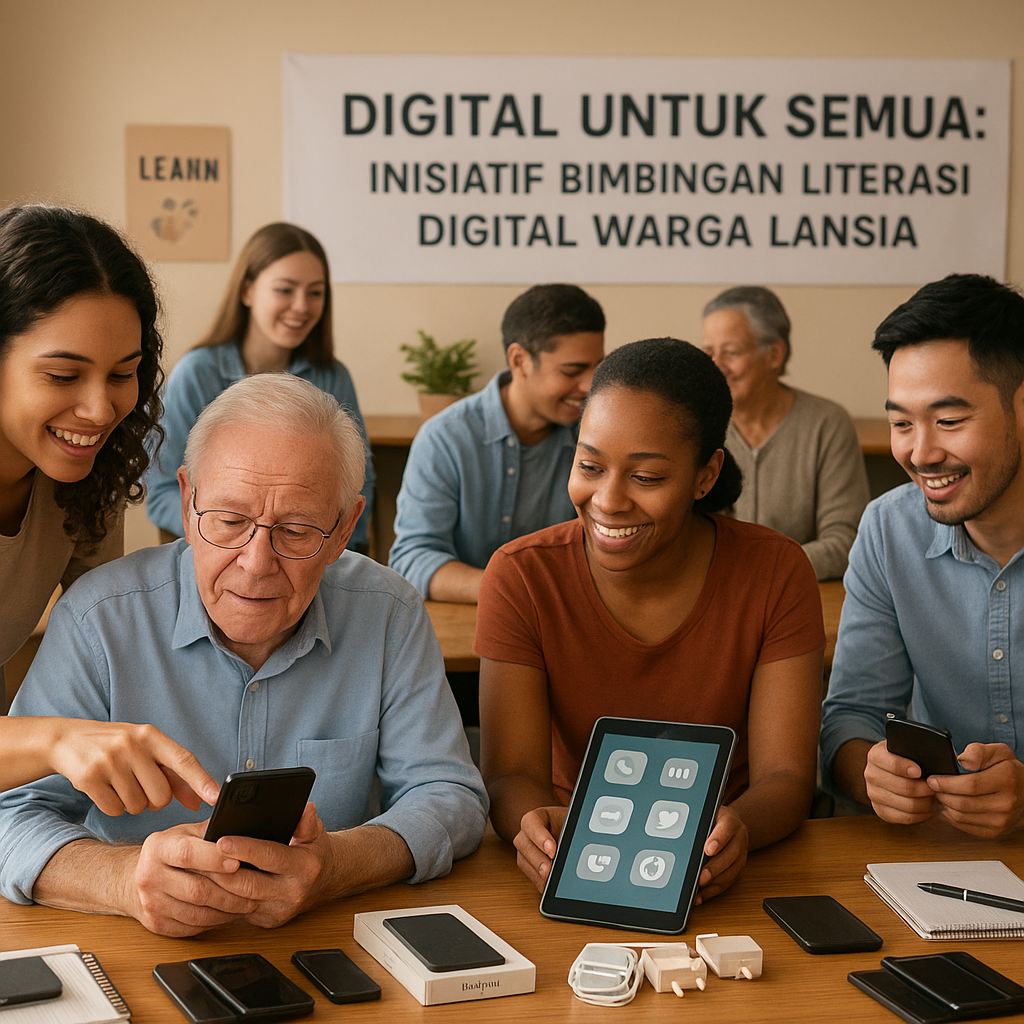 Digital Untuk Semua: Inisiatif Bimbingan Literasi Digital Warga Lansia