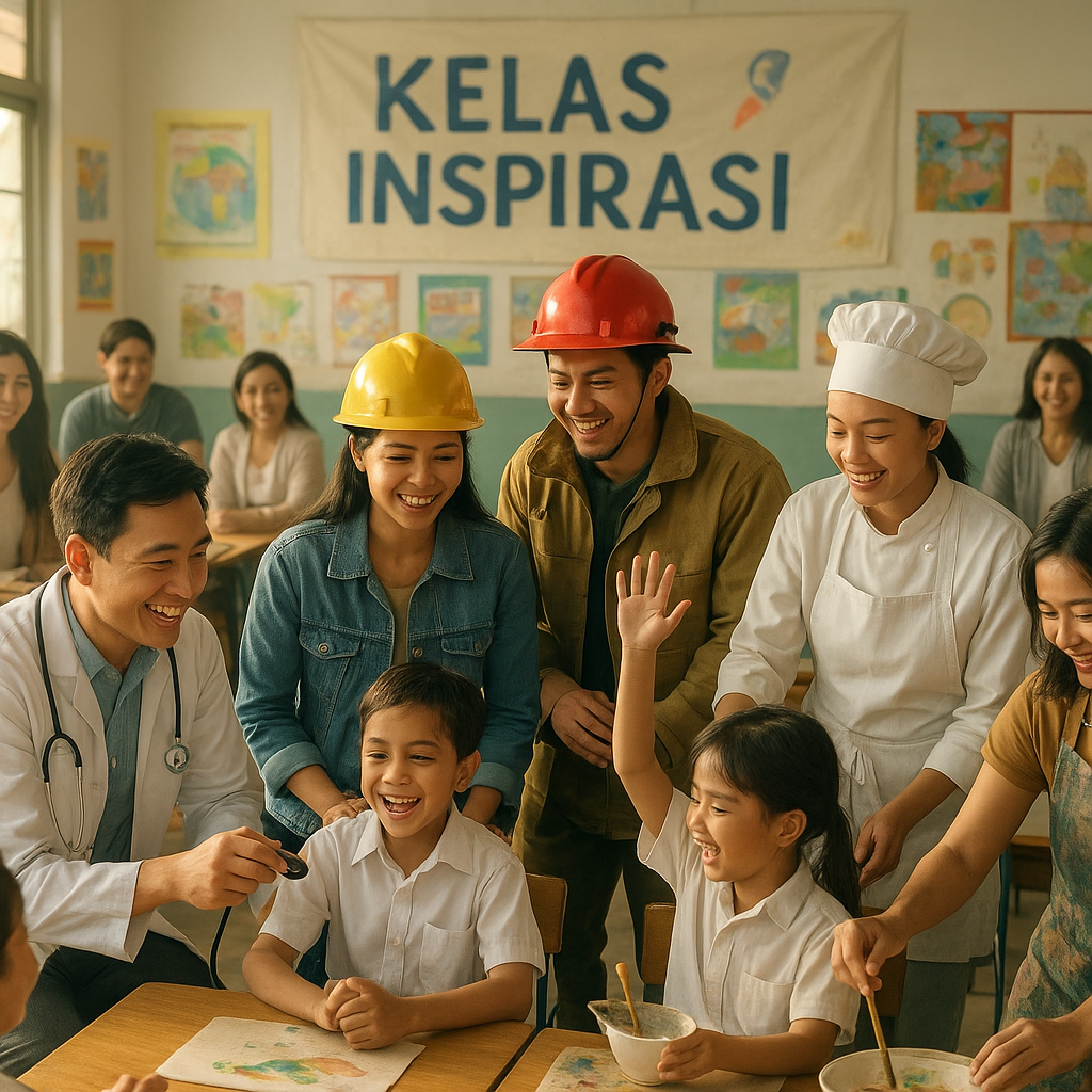 Program 'Kelas Inspirasi' untuk Perkenalkan Beragam Profesi ke Anak Sekolah Dasar