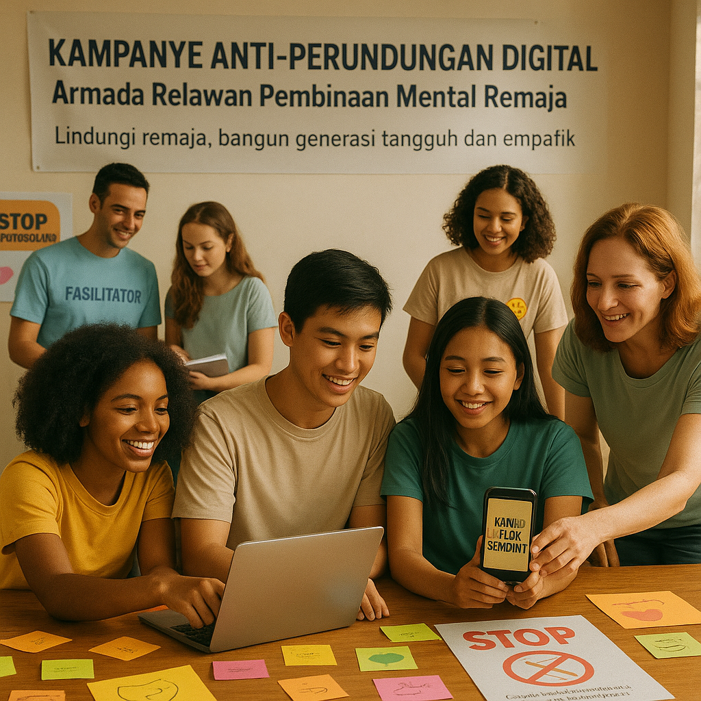 Kampanye Anti-Perundungan Digital: Armada Relawan Pembinaan Mental Remaja