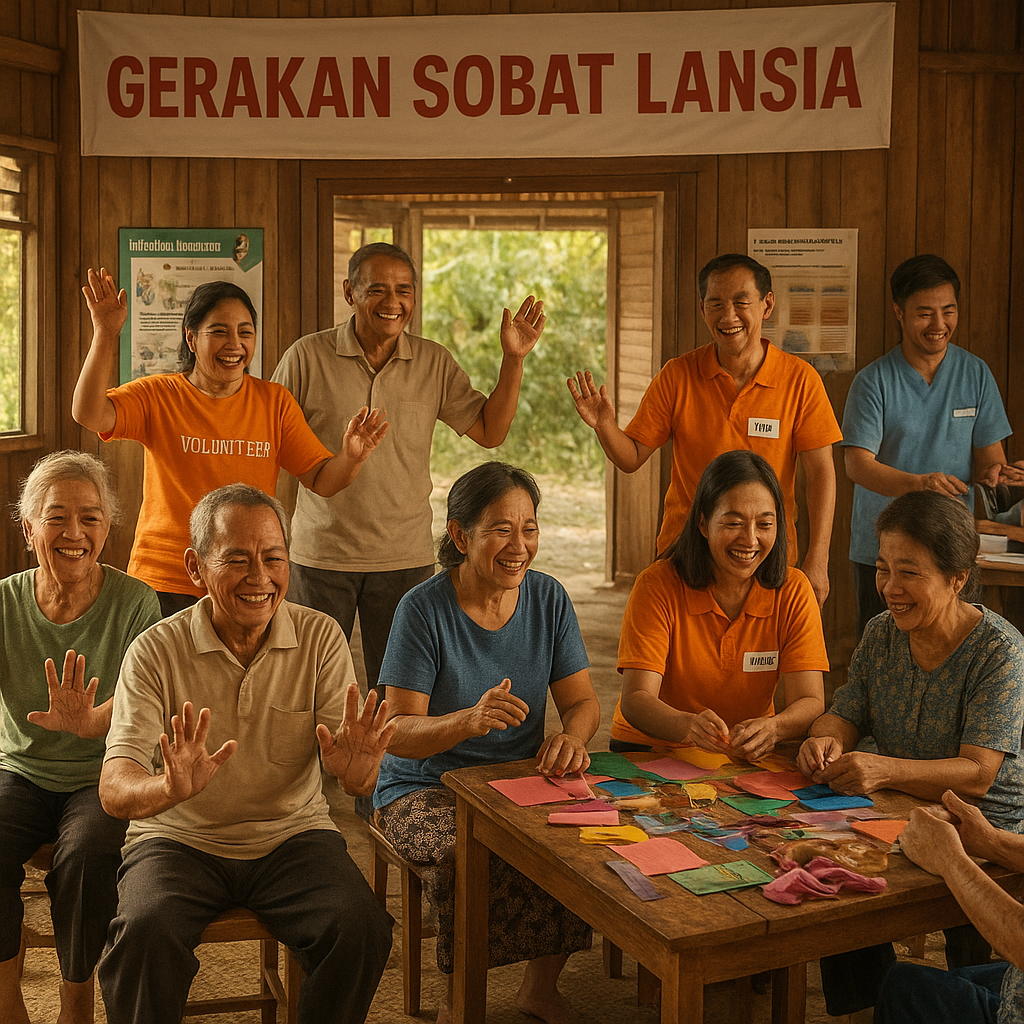 Gerakan Sobat Lansia: Menghidupkan Kembali Pusat Aktivitas Lansia di Desa