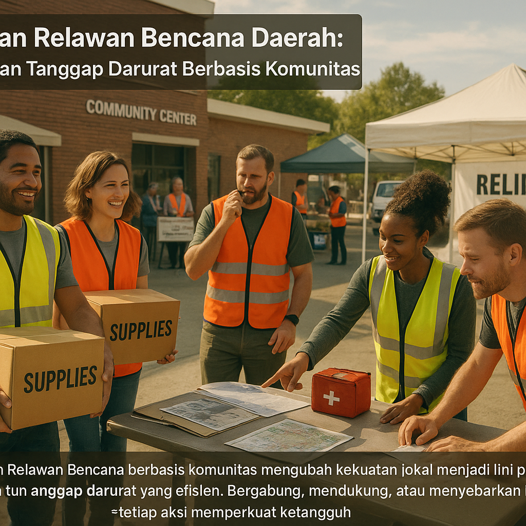 Jaringan Relawan Bencana Daerah: Persiapan Tanggap Darurat Berbasis Komunitas