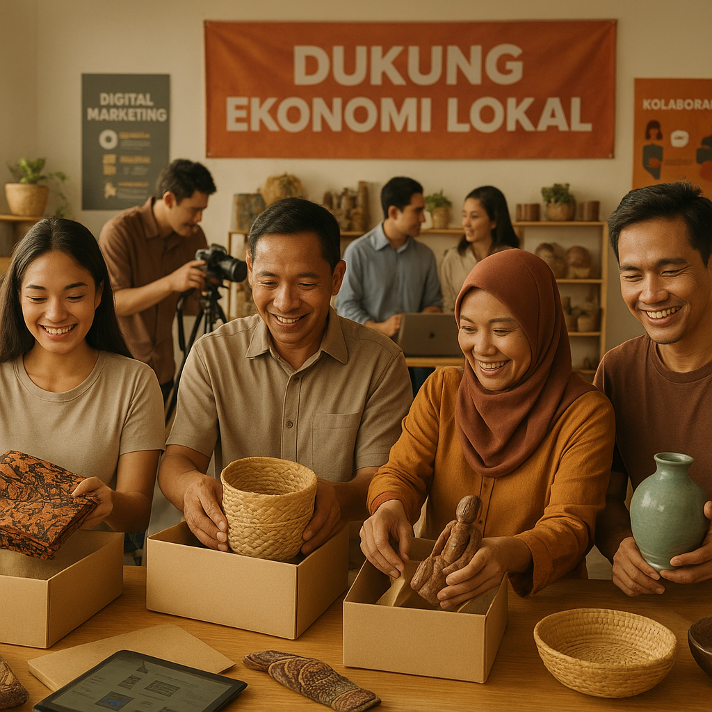 Dukung Ekonomi Lokal: Kolaborasi Pemasaran Digital untuk Produk Usaha Mikro dan Kerajinan Tradisional