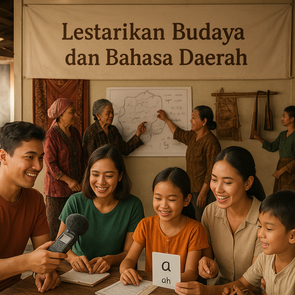 Lestarikan Budaya dan Bahasa Daerah: Inisiatif Kolaborasi Dokumentasi dan Pembelajaran untuk Generasi Muda