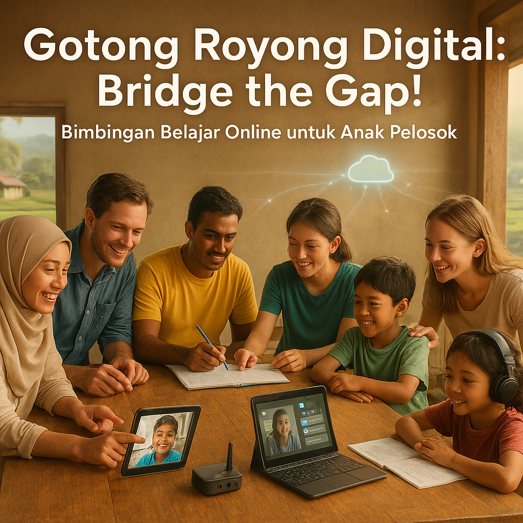 Gotong Royong Digital: Bridge the Gap! Bimbingan Belajar Online untuk Anak Pelosok