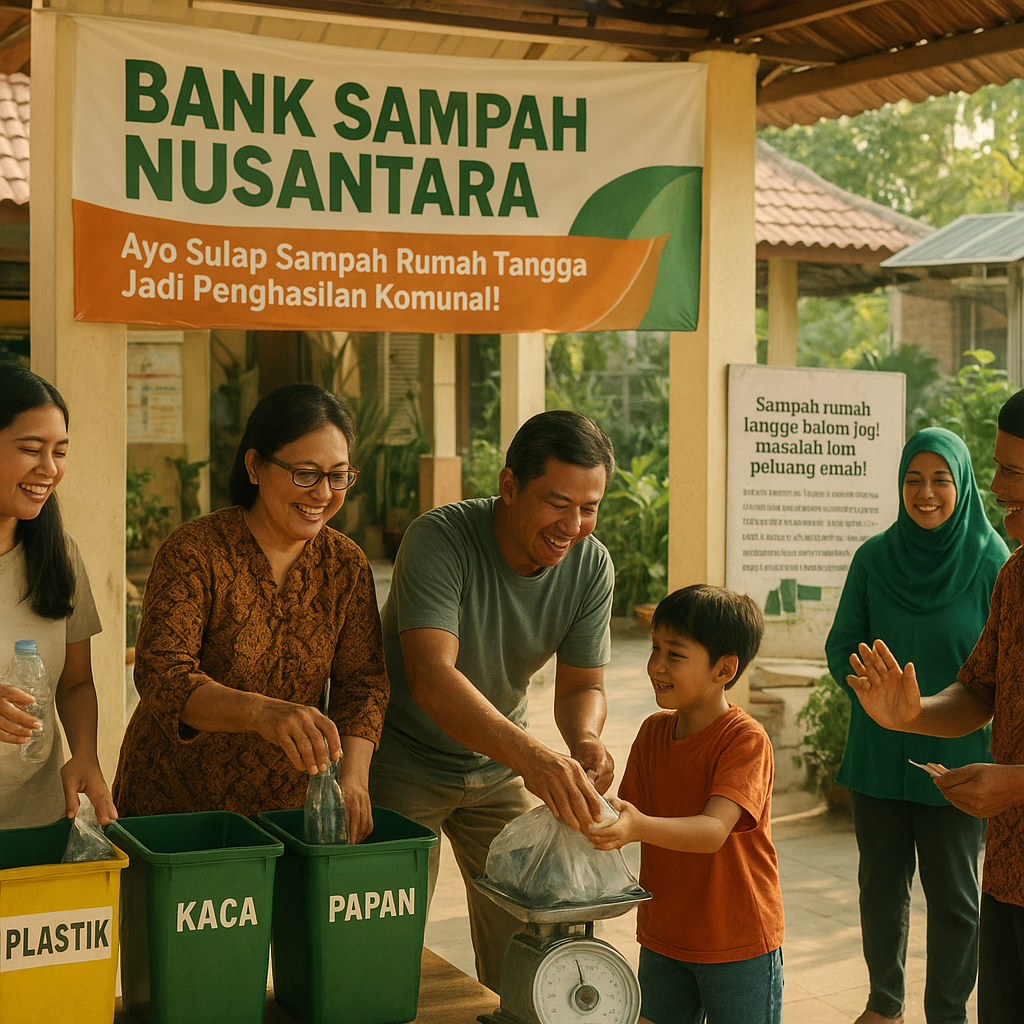 Bank Sampah Nusantara: Ayo Sulap Sampah Rumah Tangga Jadi Penghasilan Komunal!
