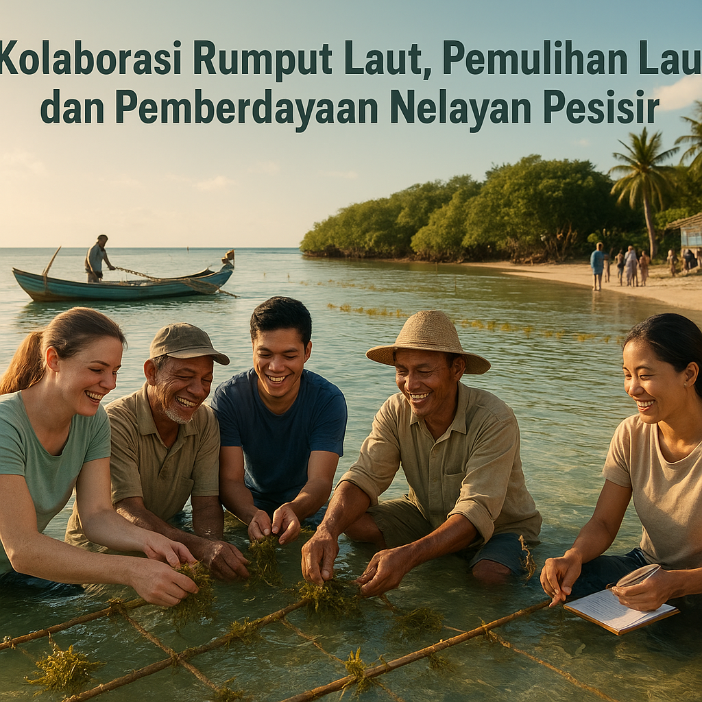 Kolaborasi Rumput Laut, Pemulihan Laut, dan Pemberdayaan Nelayan Pesisir