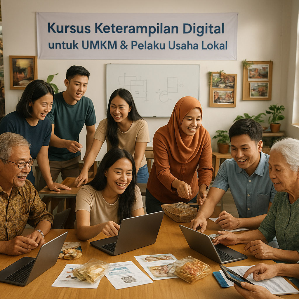 Kursus Keterampilan Digital untuk UMKM & Pelaku Usaha Lokal