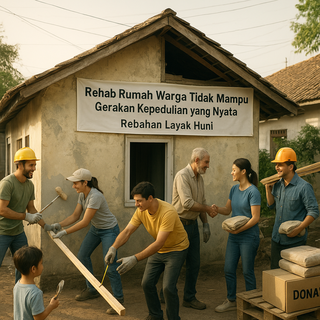 Rehab Rumah Warga Tidak Mampu: Gerakan Kepedulian yang Nyata