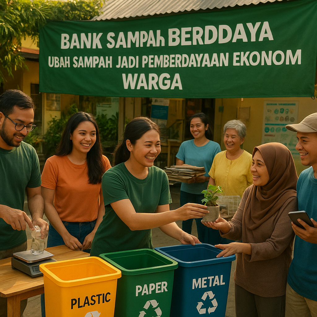 Bank Sampah Berdaya: Ubah Sampah Jadi Pemberdayaan Ekonomi Warga