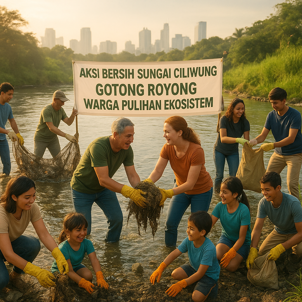 Aksi Bersih Sungai Ciliwung: Gotong Royong Warga Pulihkan Ekosistem