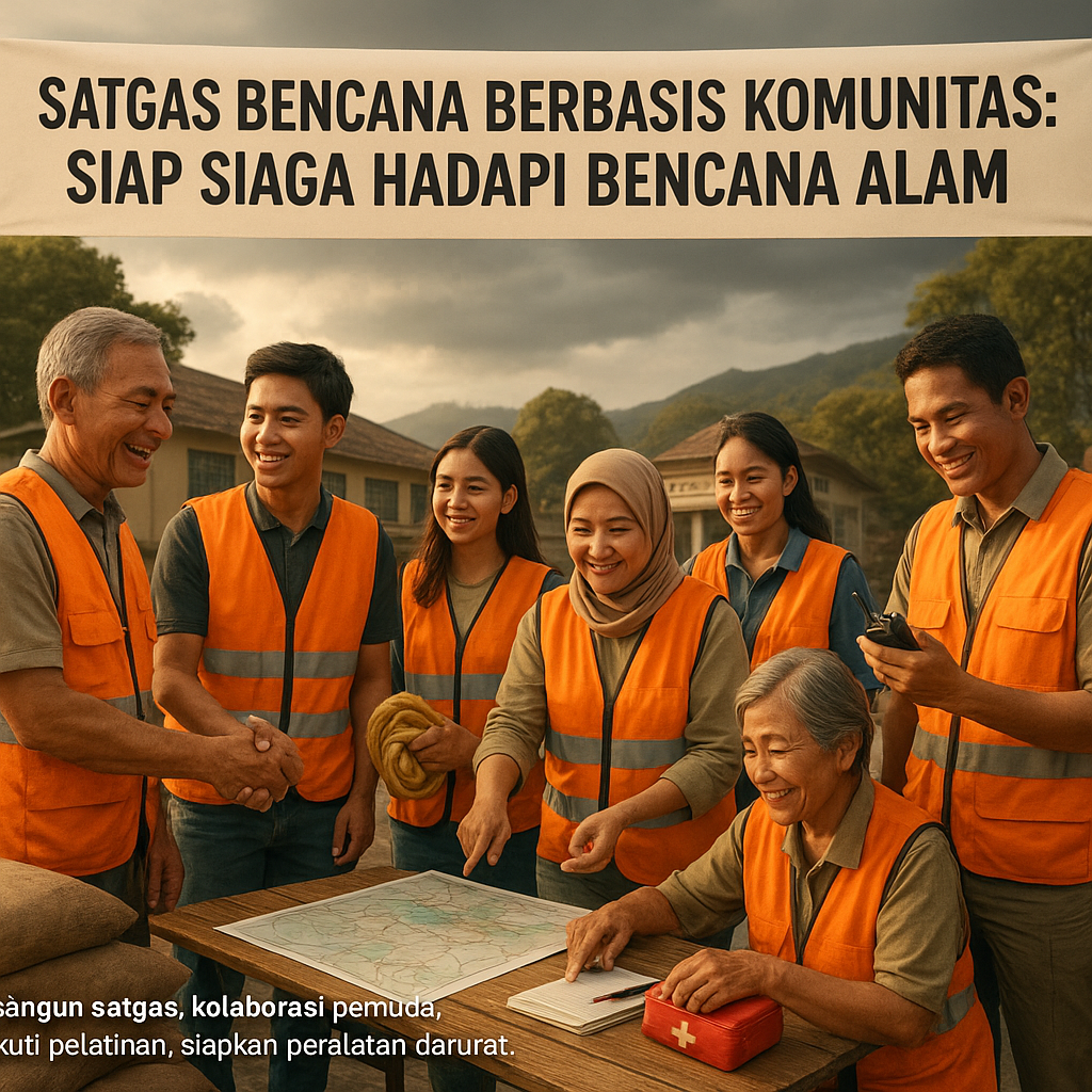 Satgas Bencana Berbasis Komunitas: Siap Siaga Hadapi Bencana Alam