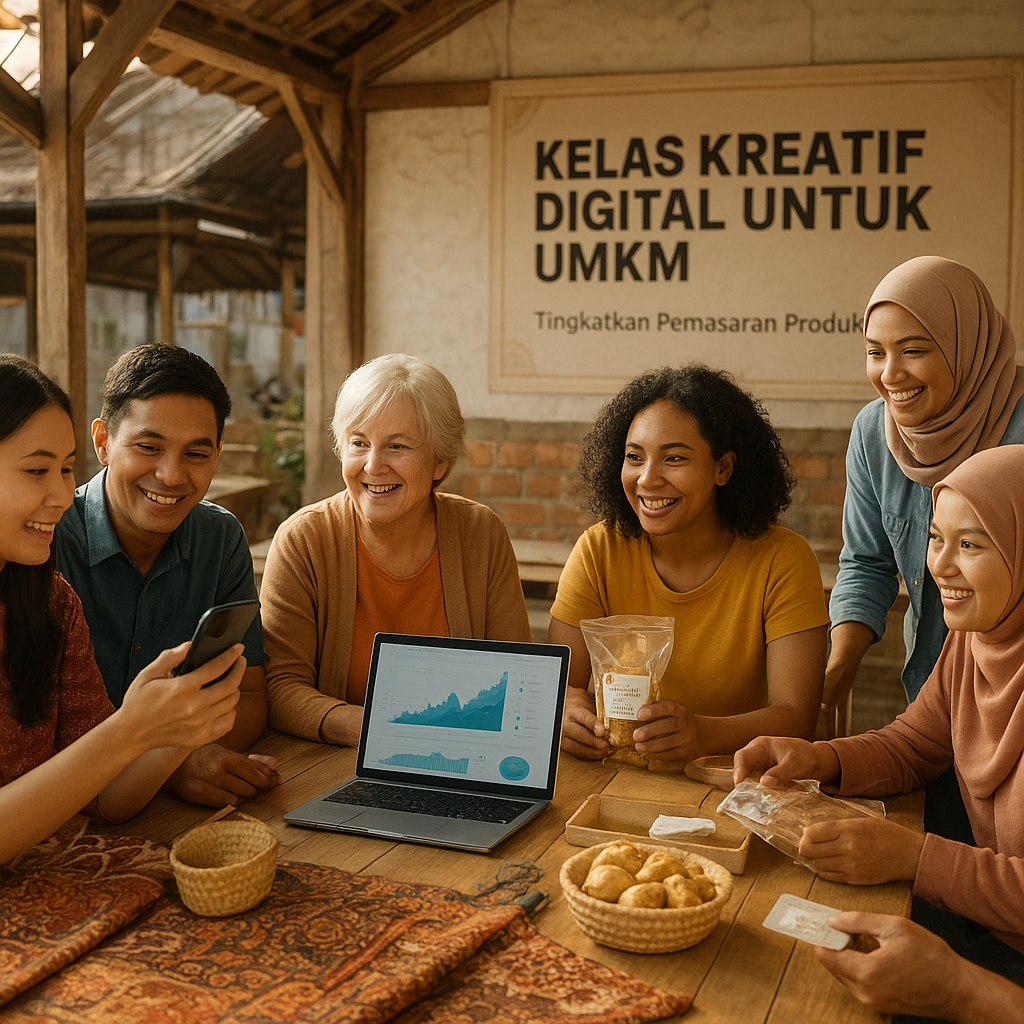 Kelas Kreatif Digital untuk UMKM: Tingkatkan Pemasaran Produk Lokal