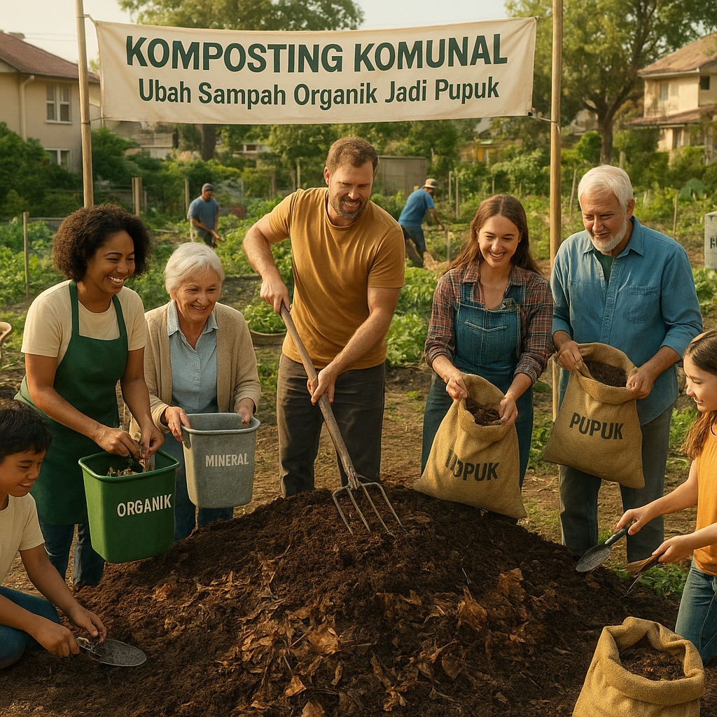 Komposting Komunal: Ubah Sampah Organik Jadi Pupuk, Kurangi Timbunan TPA