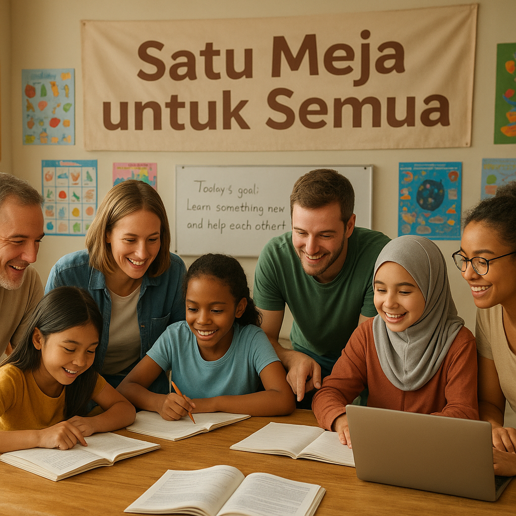 Satu Meja untuk Semua: Inisiatif Bantu Anak Putus Sekolah Kembali ke Bangku Pendidikan