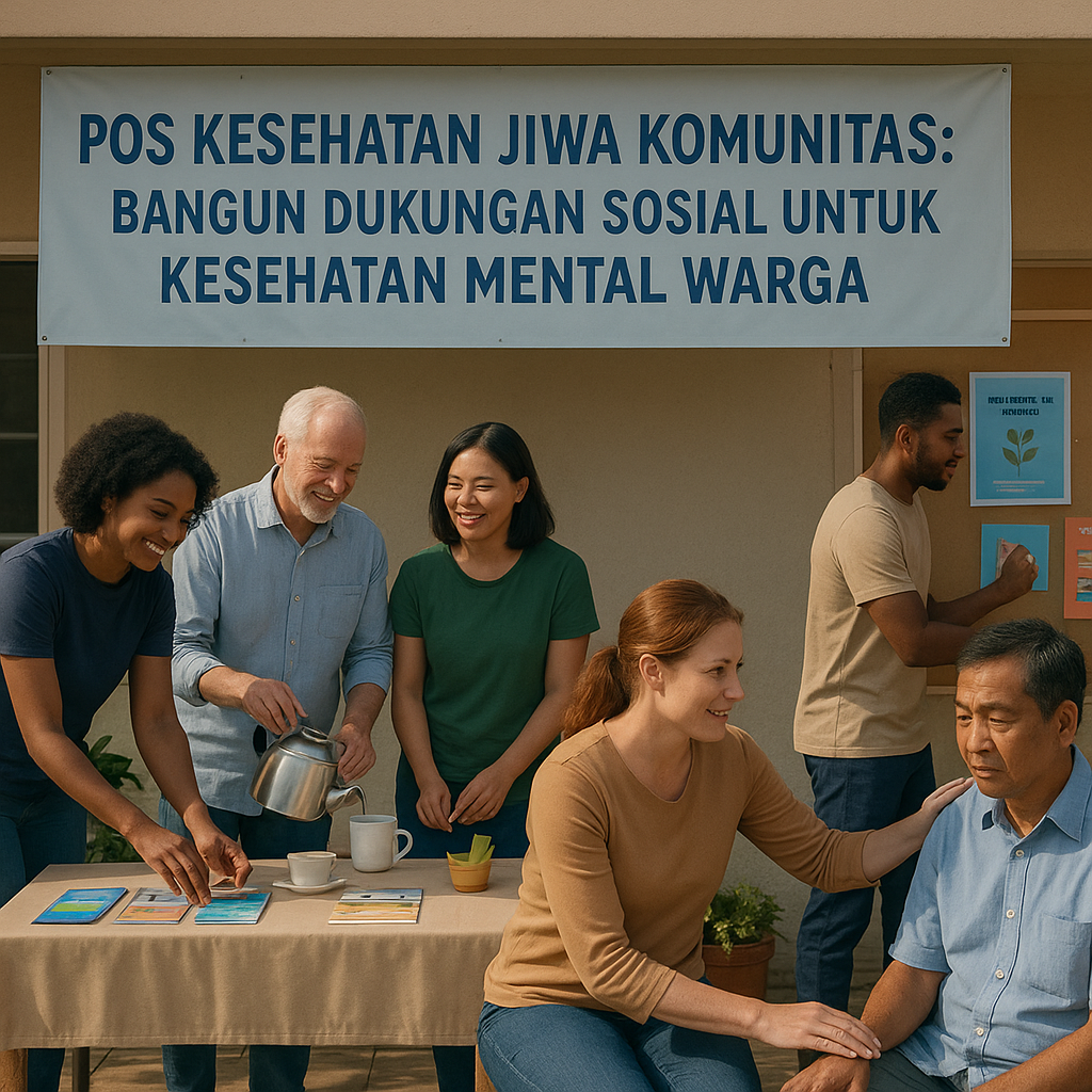 Pos Kesehatan Jiwa Komunitas: Bangun Dukungan Sosial untuk Kesehatan Mental Warga