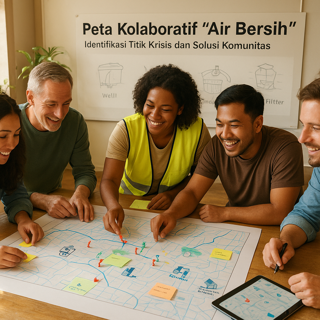 Peta Kolaboratif 'Air Bersih' Identifikasi Titik Krisis dan Solisi Komunitas