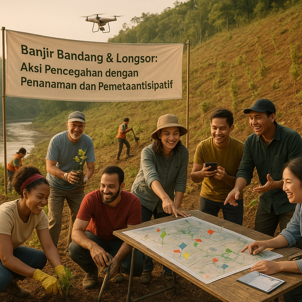 Banjir Bandang & Longsor: Aksi Pencegahan dengan Penanaman dan Pemetaan Partisipatif