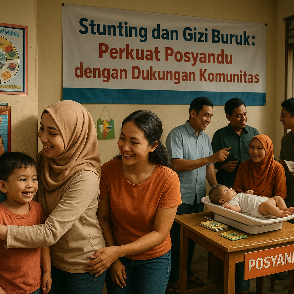 Stunting dan Gizi Buruk: Perkuat Posyandu dengan Dukungan Komunitas