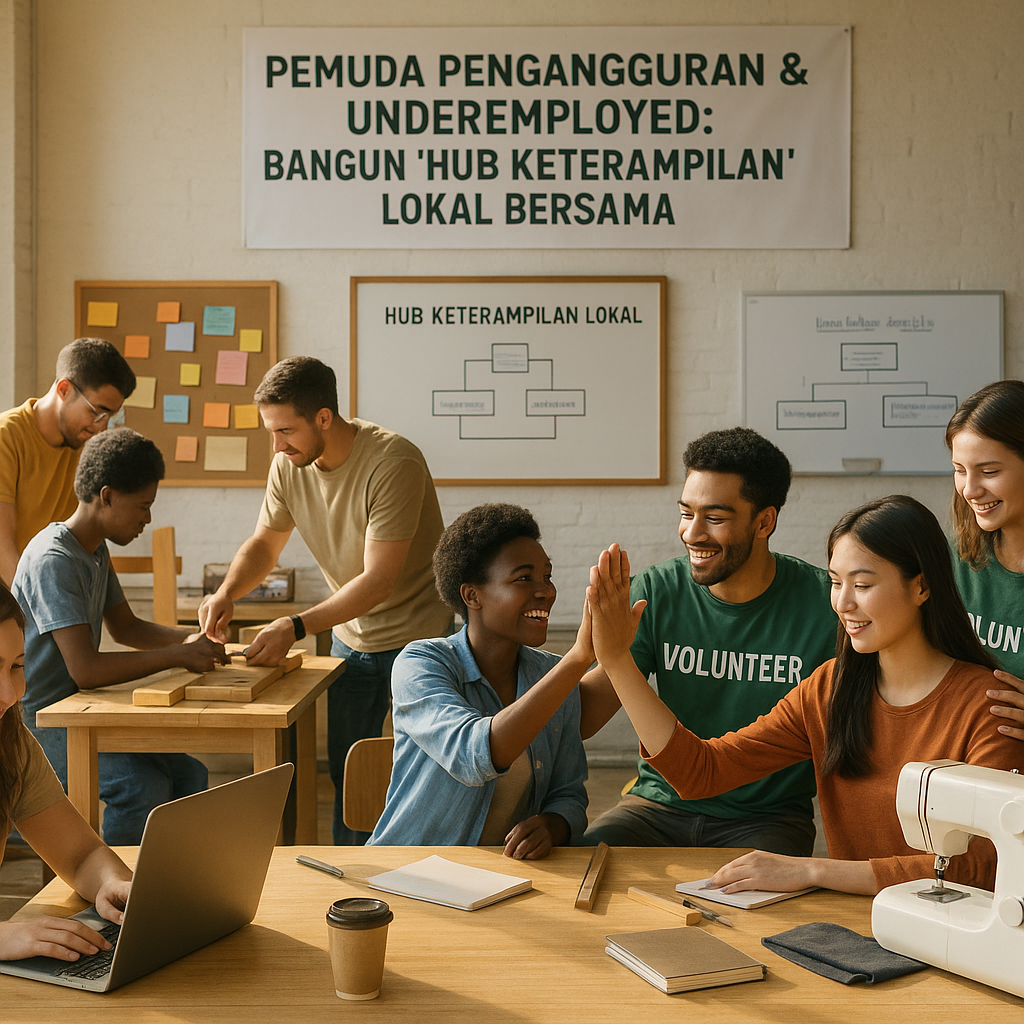 Pemuda Pengangguran & Underemployed: Bangun 'Hub Keterampilan' Lokal Bersama