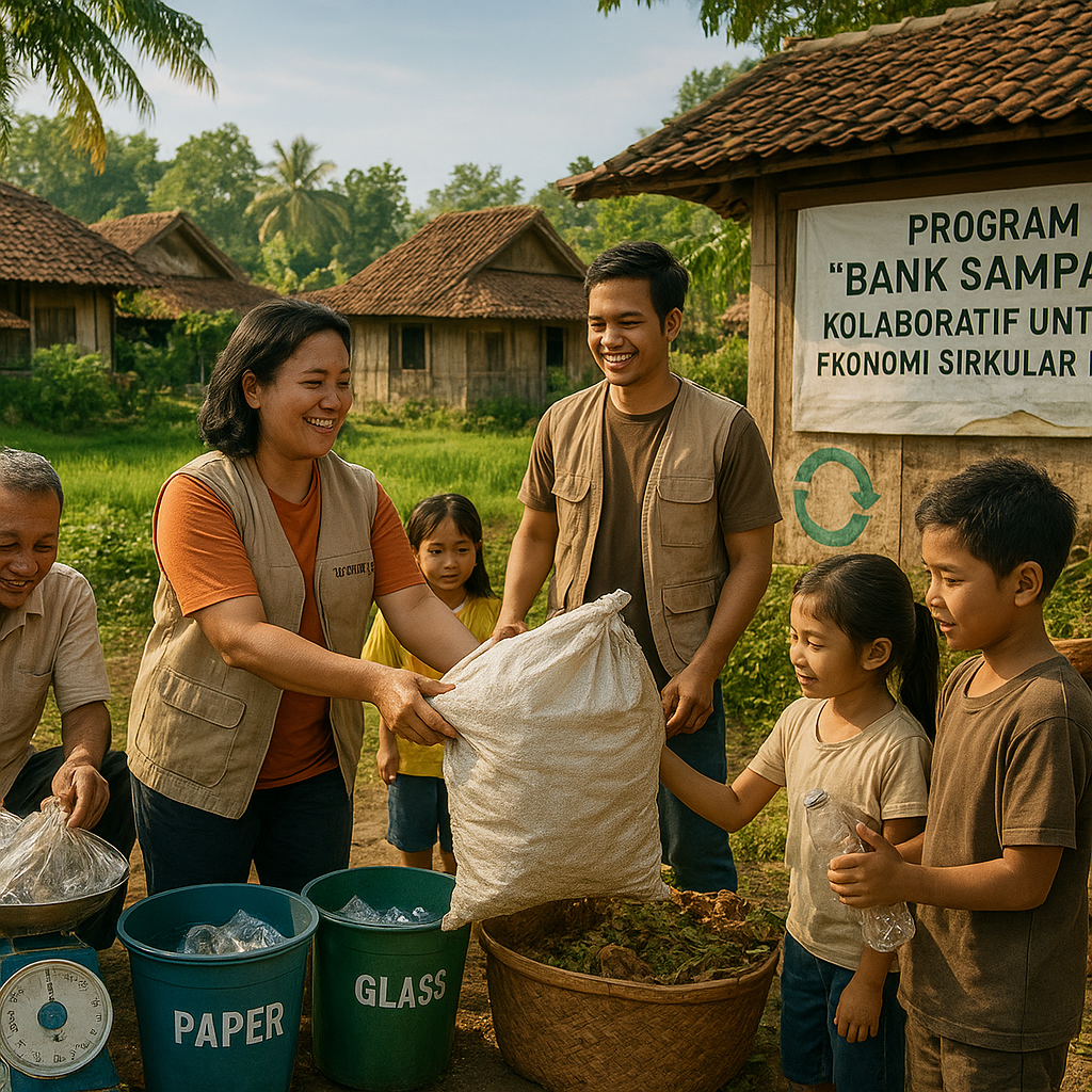 Program 'Bank Sampah' Kolaboratif untuk Ekonomi Sirkular Desa