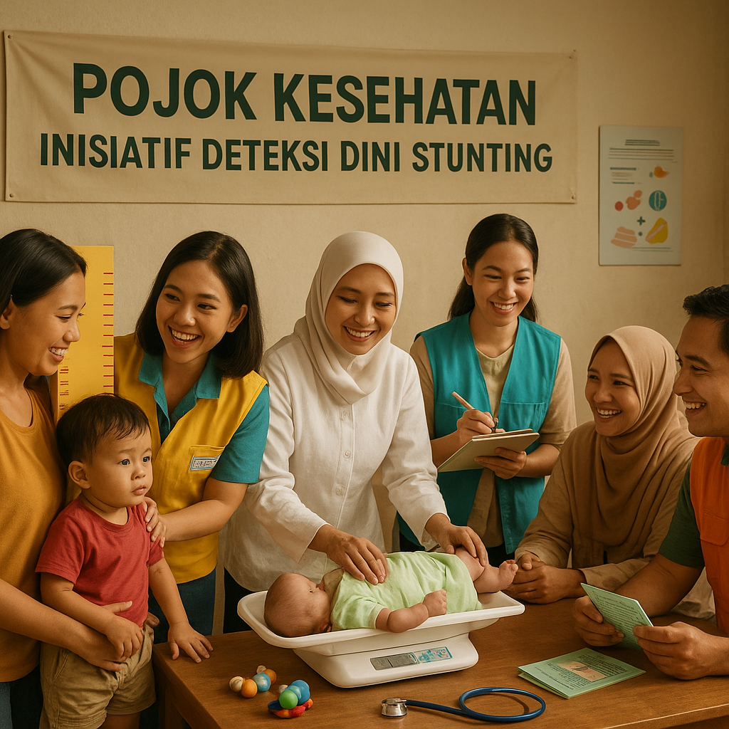 Inisiatif 'Pojok Kesehatan' untuk Deteksi Dini Stunting di Posyandu
