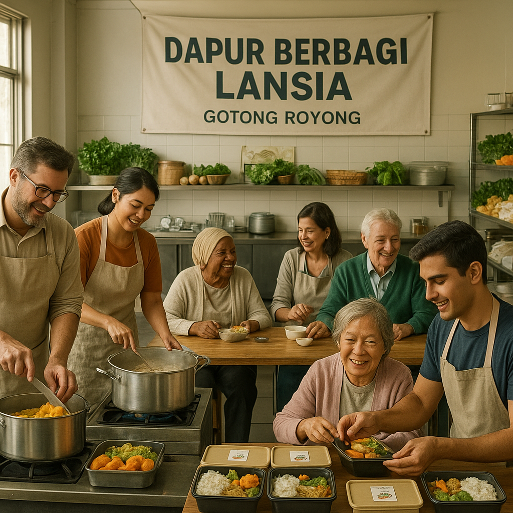 Dapur Berbagi Lansia: Gotong Royong Penuhi Gizi Kaum Sepuh di Kota