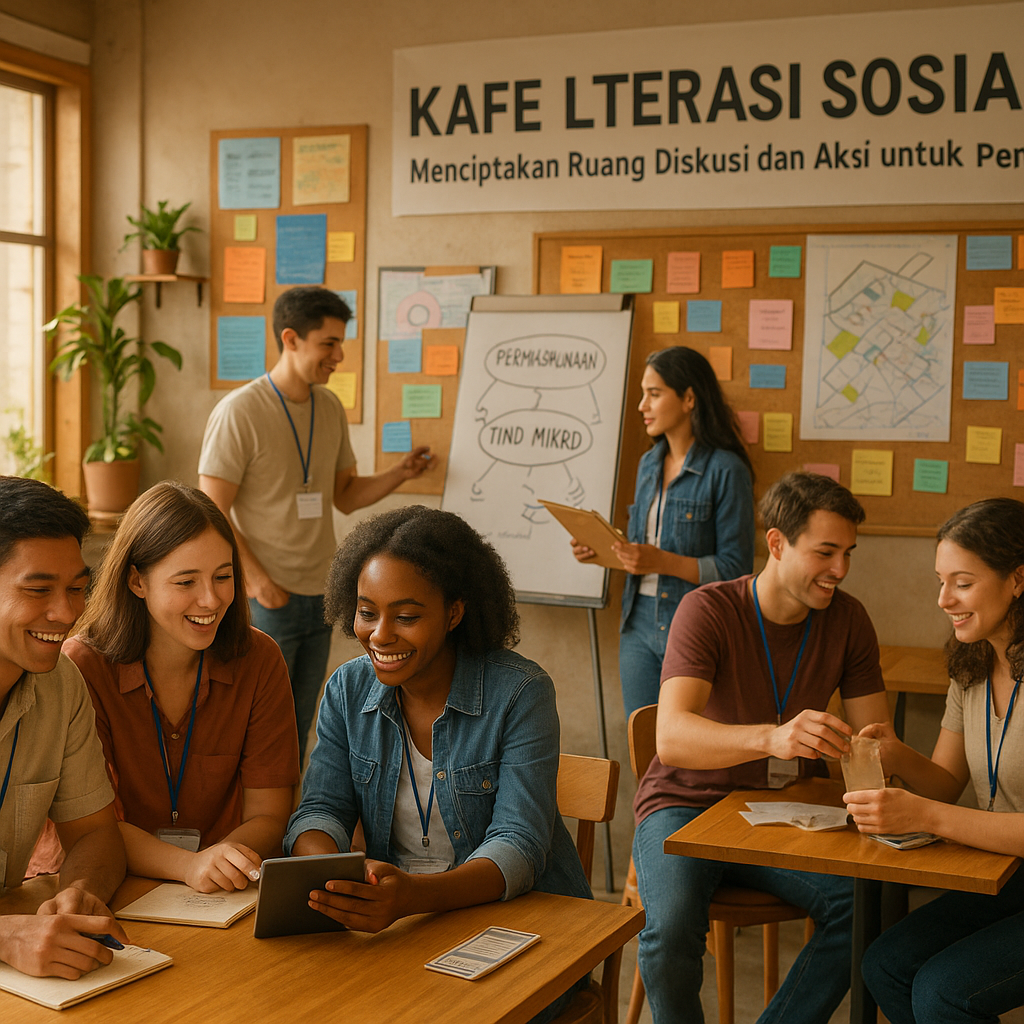 Kafe Literasi Sosial: Menciptakan Ruang Diskusi dan Aksi untuk Pemuda dalam Menyelesaikan Masalah Lokal