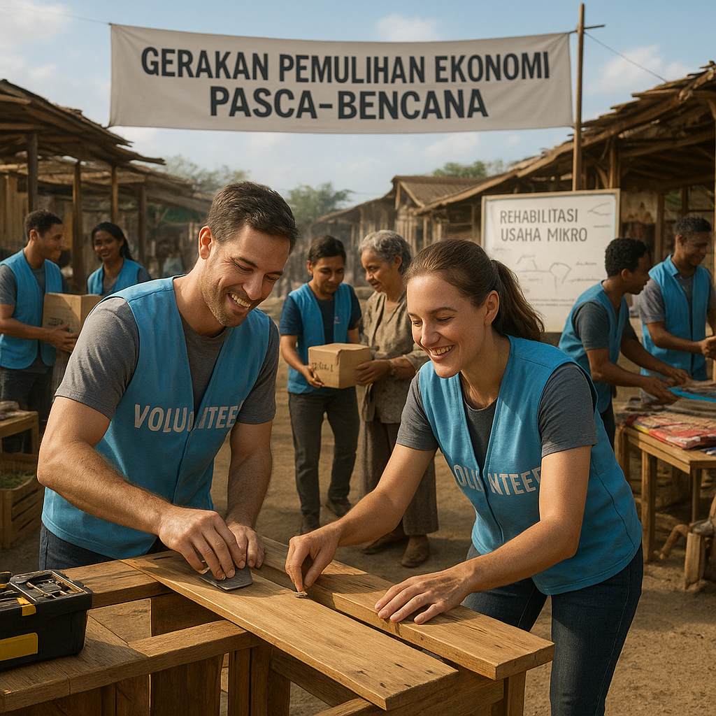 Gerakan Pemulihan Ekonomi Pasca-Bencana: Sinergi Relawan untuk Rehabilitasi Usaha Mikro yang Terdampak