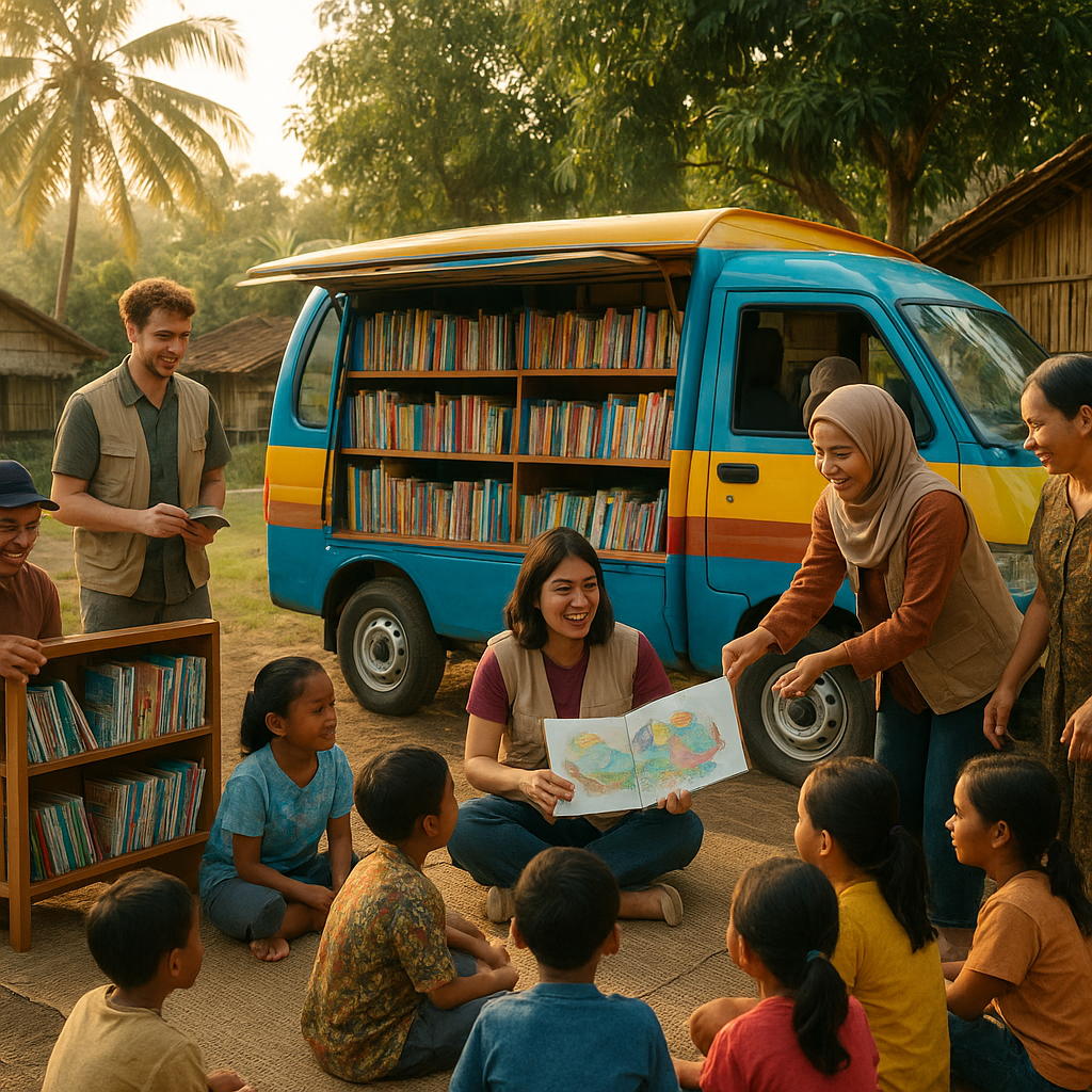 Ruang Baca Anak di Pelosok Nusantara Menanti Sentuhan Relawan Pendongeng dan Perpustakaan Keliling