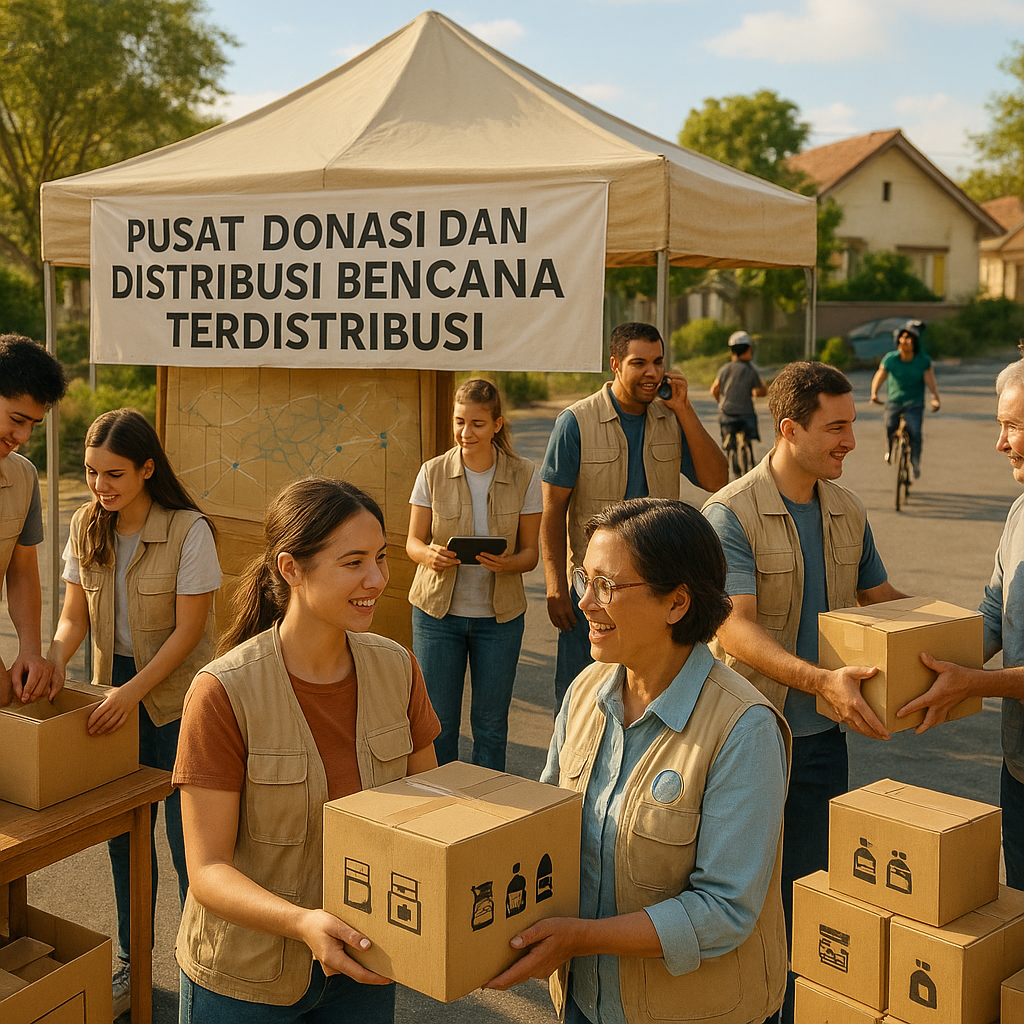 Pusat Donasi dan Distribusi Bencana Terdistribusi: Bangun Jaringan Logistik Kemanusiaan Antar-Komunitas