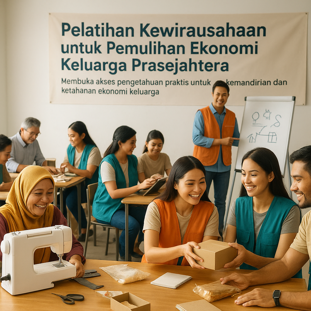 Pelatihan Kewirausahaan untuk Pemulihan Ekonomi Keluarga Prasejahtera