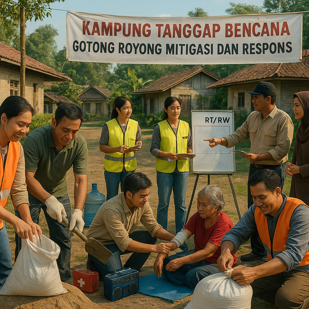 Kampung Tanggap Bencana: Gotong Royong Mitigasi dan Respons