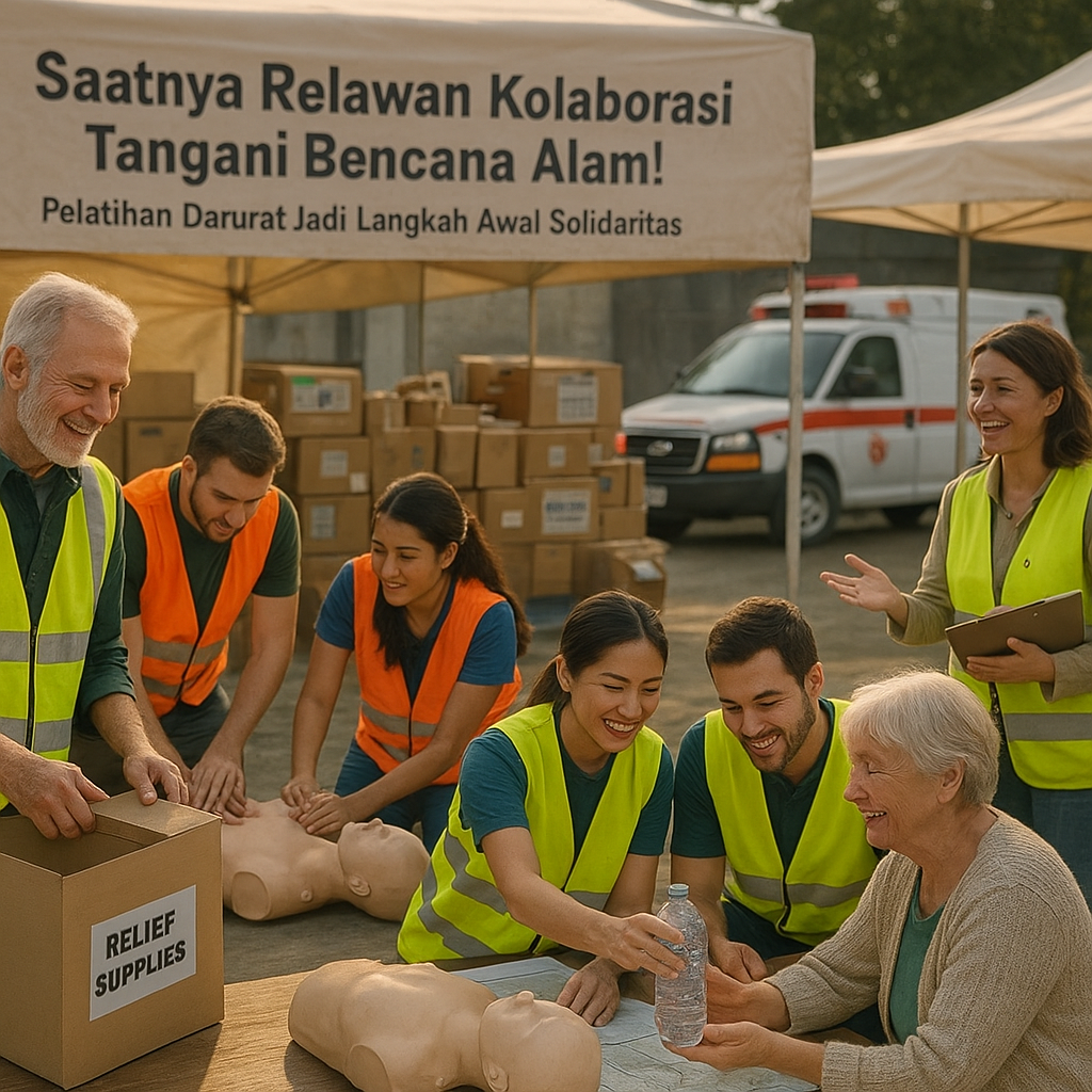 Saatnya Relawan Kolaborasi Tangani Bencana Alam! Pelatihan Darurat Jadi Langkah Awal Solidaritas