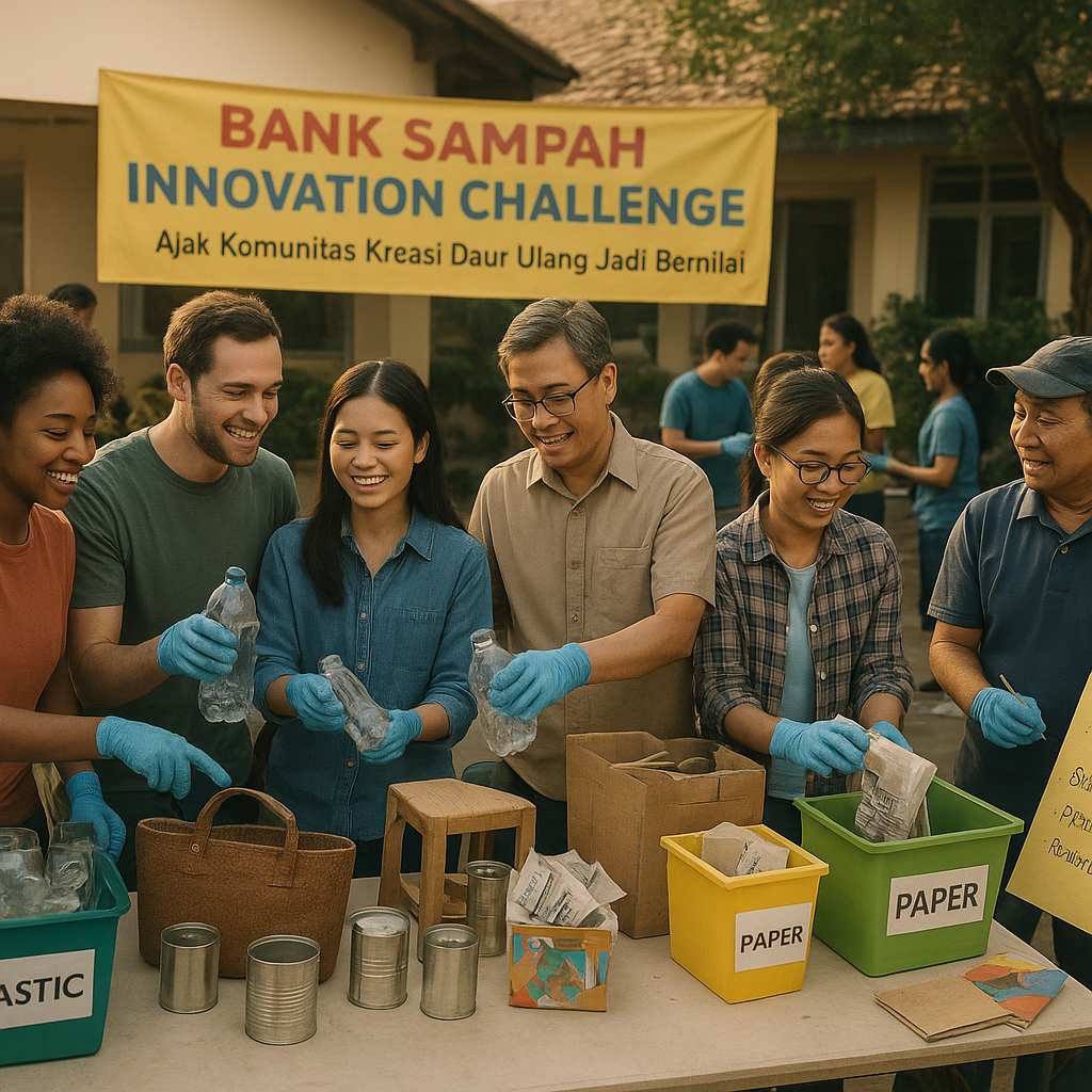Bank Sampah Innovation Challenge: Ajak Komunitas Kreasi Daur Ulang Jadi Bernilai Ekonomi