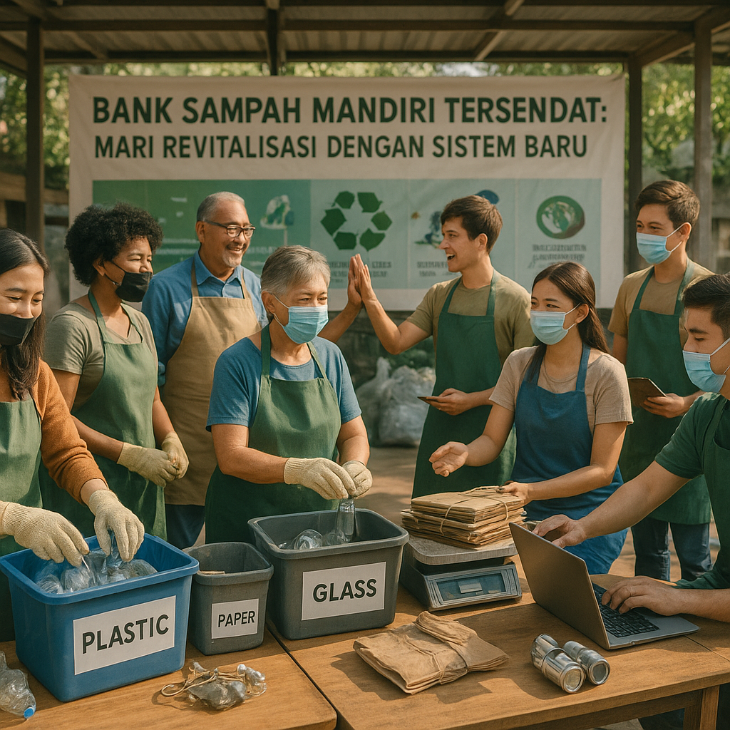 Bank Sampah Mandiri Tersendat: Mari Revitalisasi dengan Sistem Baru