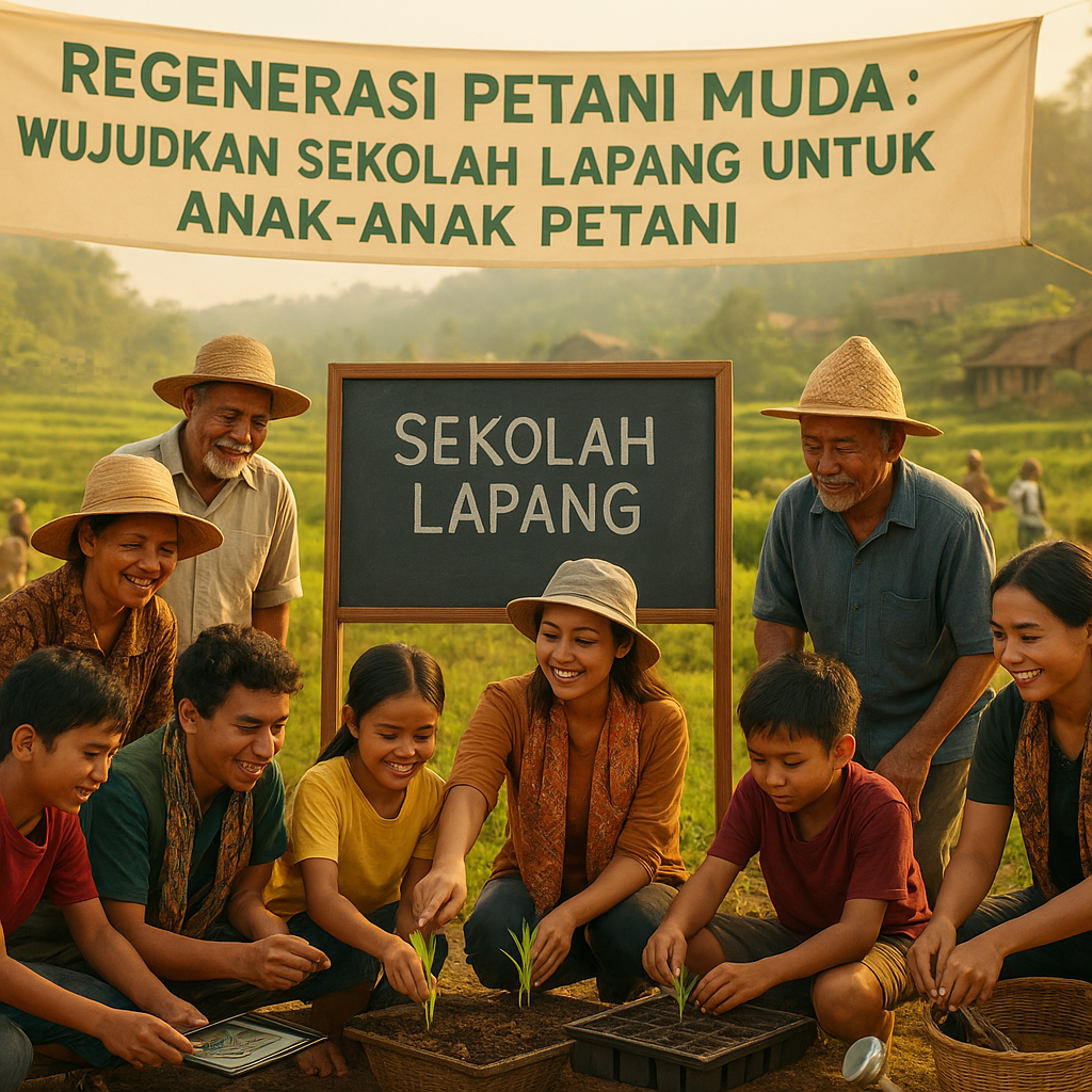 Regenerasi Petani Muda: Wujudkan 'Sekolah Lapang' untuk Anak-Anak Petani