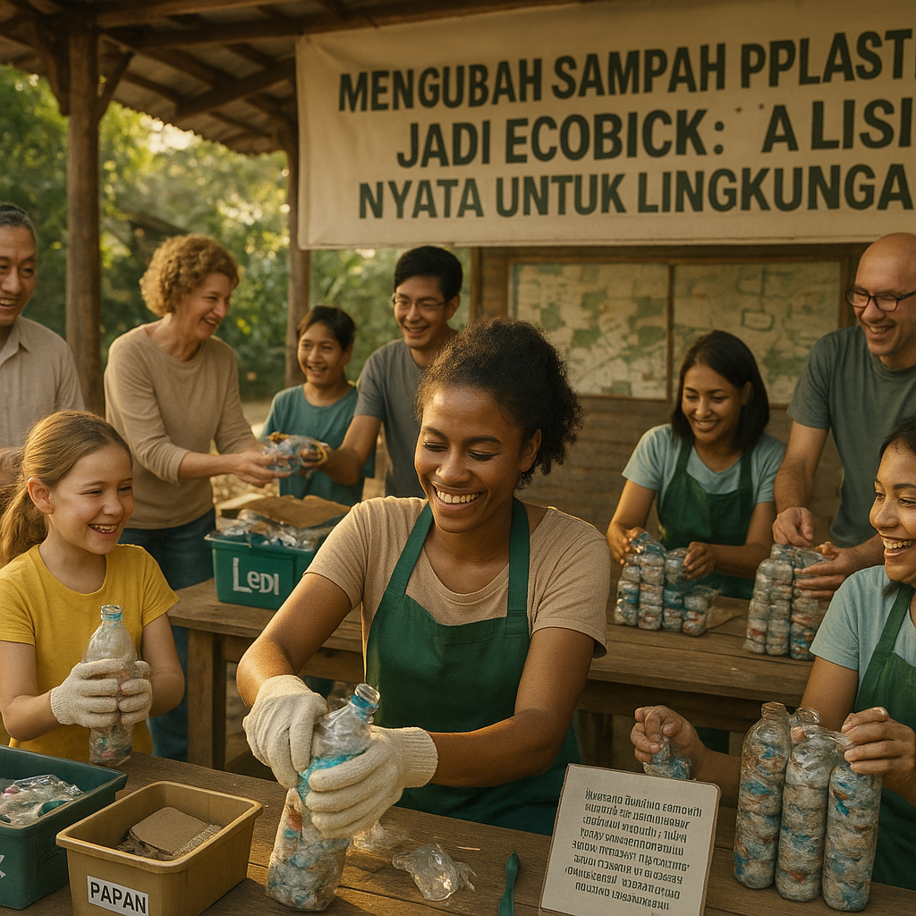 Mengubah Sampah Plastik Jadi Ecobrick: Aksi Nyata untuk Lingkungan