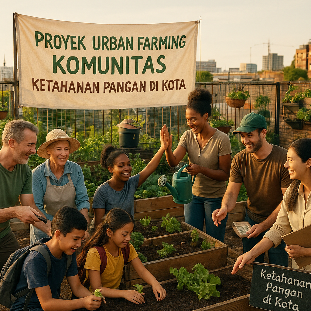 Proyek Urban Farming Komunitas: Ketahanan Pangan di Kota