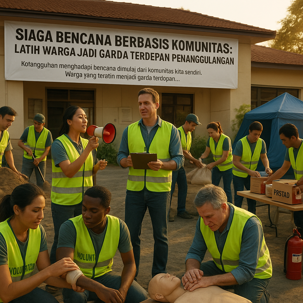 Siaga Bencana Berbasis Komunitas: Latih Warga Jadi Garda Terdepan Penanggulangan