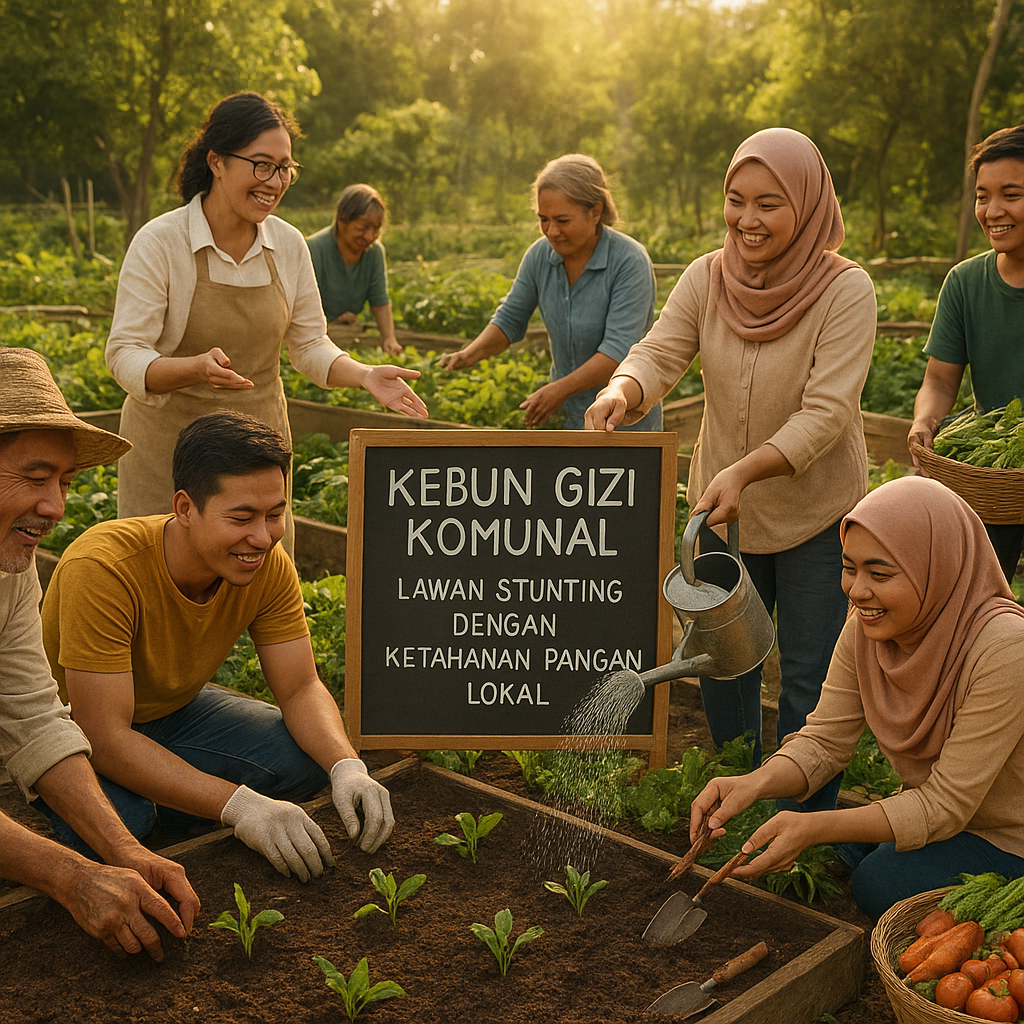 Kebun Gizi Komunal: Lawan Stunting dengan Ketahanan Pangan Lokal